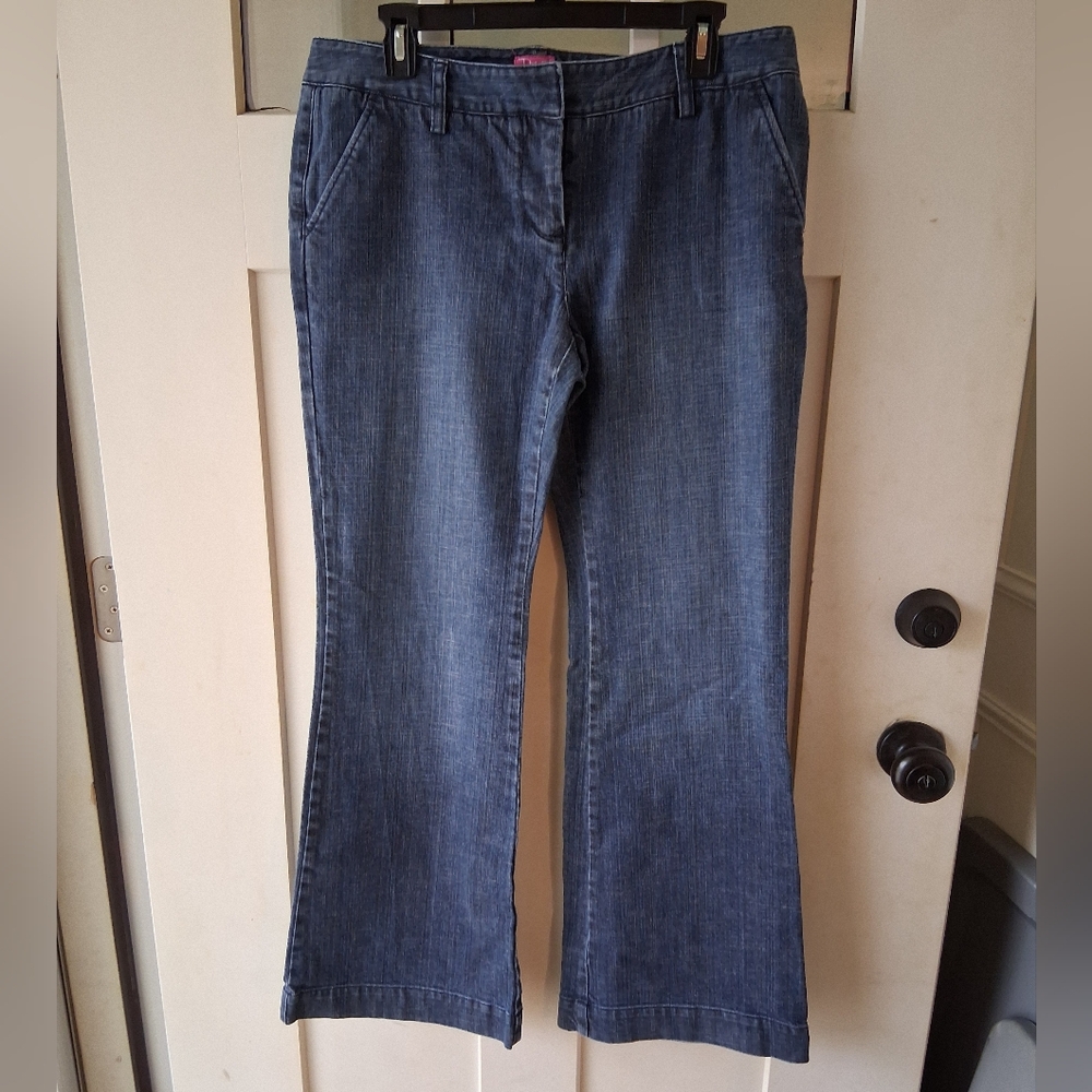 The Limited Women's Dark Blue Wide Leg Jeans